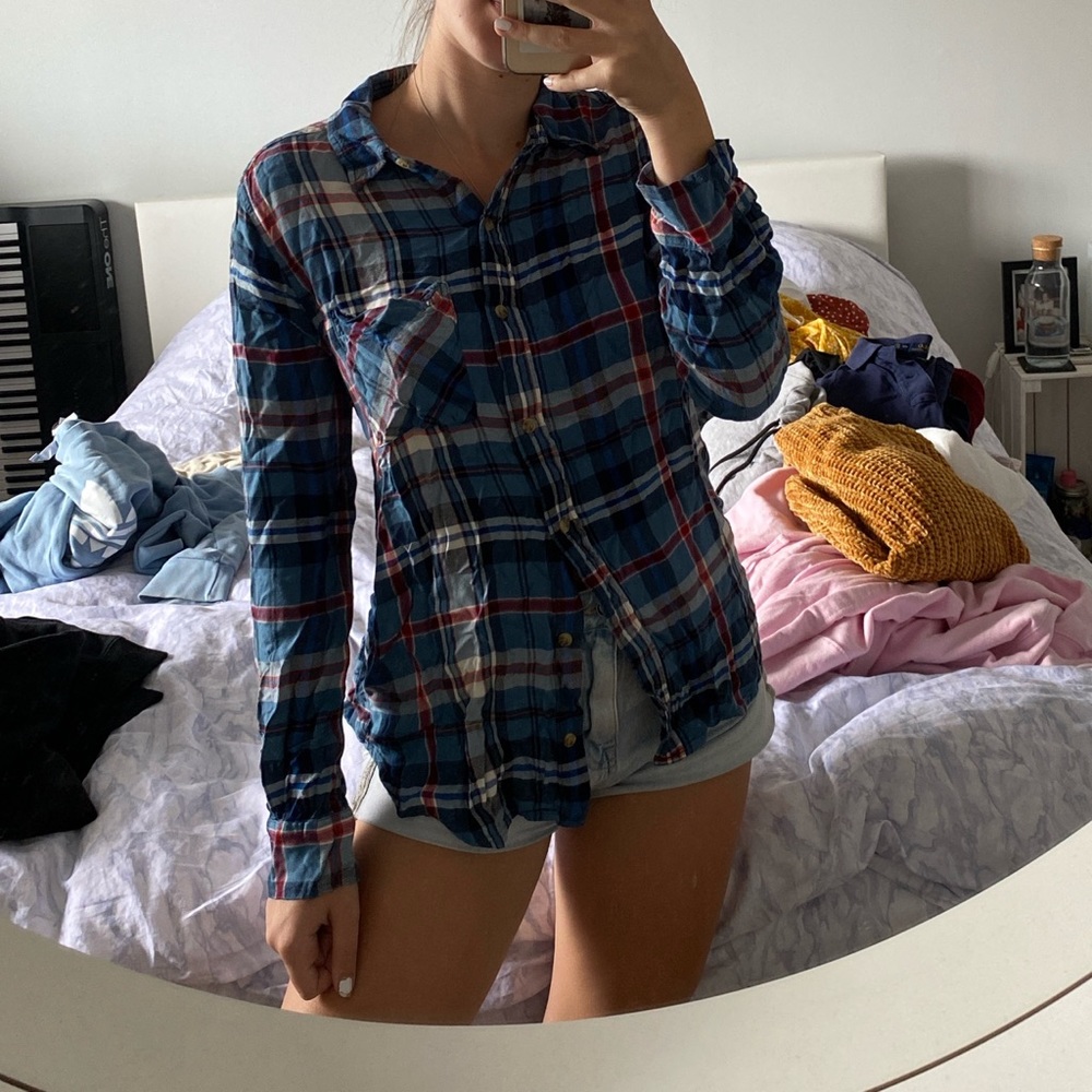 abercrombie & fitch flannel!!